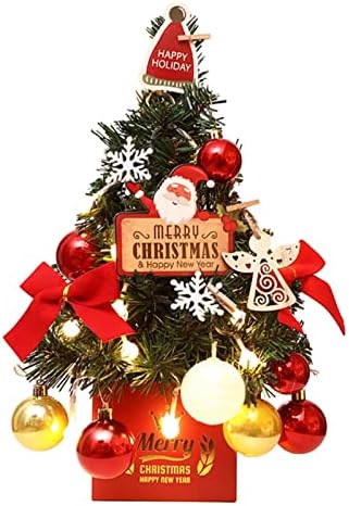 Natal Decorativo Desktop Mini Árvore de Natal Decoração de Primeiro Anteminar Decoração de Cenário de Cenário Pacote