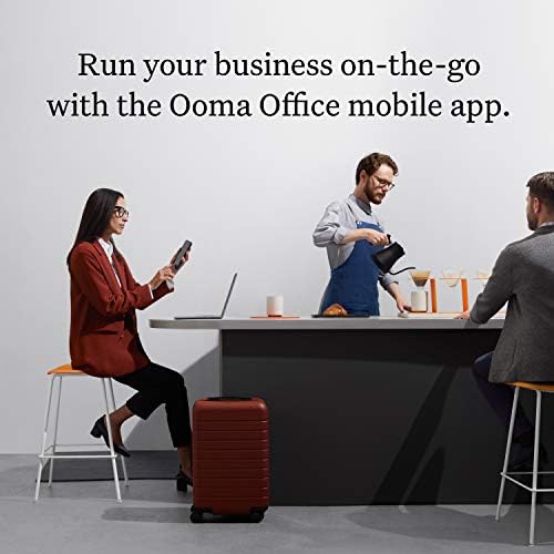 Ooma DP1-O Business Desk Telefone-Conecte-se sem fio à estação base Ooma Onics Office. Trabalha com o serviço telefônico