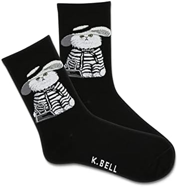 K. Bell Womens Fashion Cat Socks