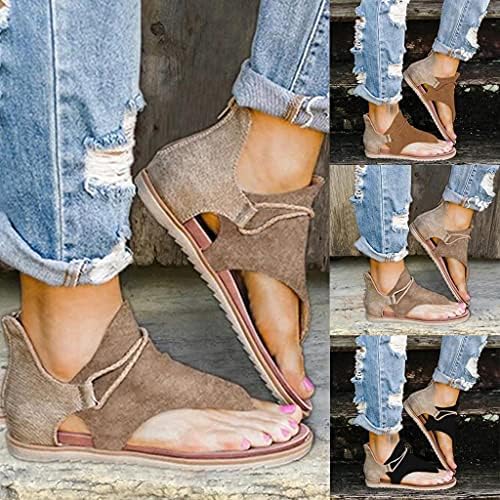 Sandálias para mulheres de verão casual boho slip-on lapge sandals abertos de pé casual sandálias de praia