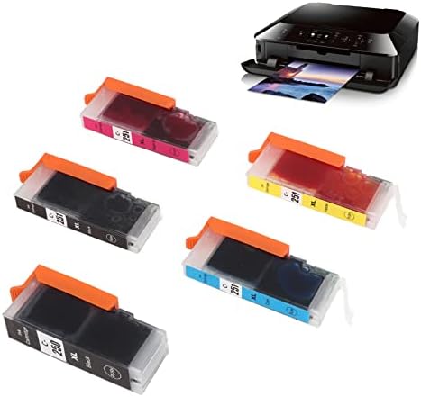 FTVogue 250−251 Multi cores Cartucho de tinta Impressora de impressão a jato de tinta Cartuchos para Pixma