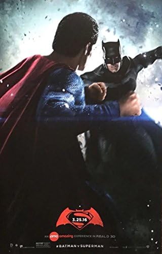 Batman v Superman: Dawn of Justice - Conjunto de 2 - 11 X17 Promoves promocionais Original Posters exclusivos da AMC