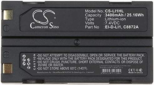 Substituição de bateria BCXY 5 PCS para Moli MCC1821 MCR1821C