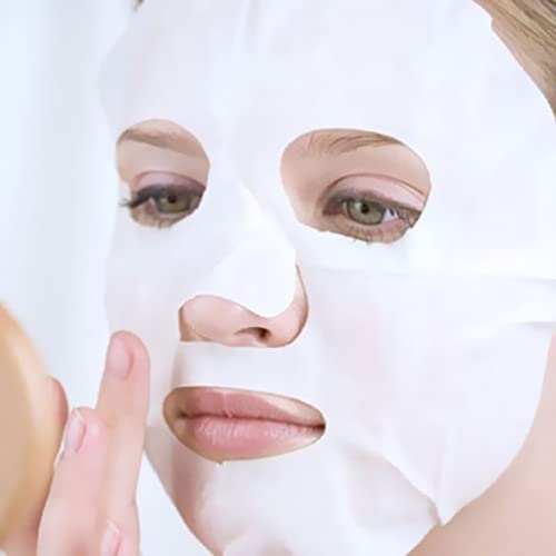 FRCOLOR 300 PCS Máscara facial de algodão Cuidado com a máscara seca Máscara de papel Diy Cosmético Máscara de cuidados com a pele para