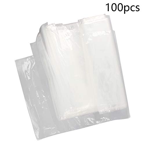Sacos de embrulho de encolhimento de othmro, 100pcs 9,1*5,12 polegadas de pó de pó de pó de encolhimento de embalagens de embalagem