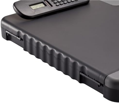 Officemate de armazenamento portátil de transferência portátil com calculadora, carvão vegetal