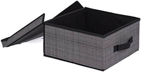 Melhor caixa de armazenamento da Internet com alças - contêineres de cesta de armazenamento duráveis ​​- Organizador