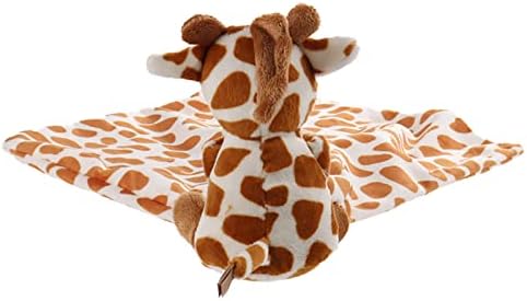 Apricot Cordeiro de bichos de pelúcia de segurança Girafa amarela girafa infantil caráter cobertor de luxo de luxo macio