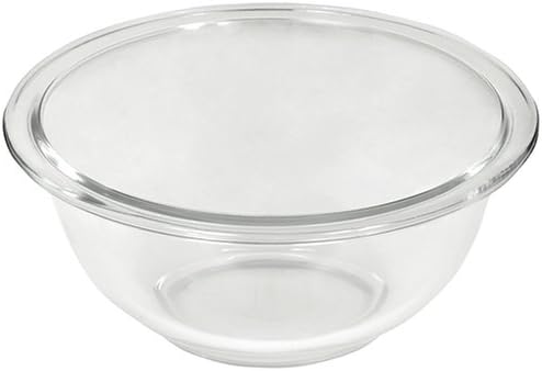 Tigela de mistura de vidro Pyrex Prepware de 1 litro, 0,94 litros