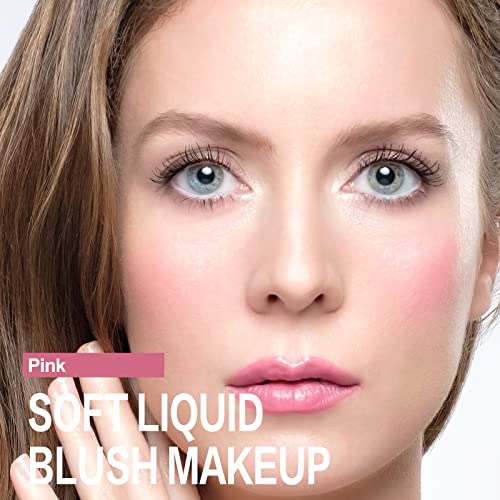 Maquiagem de blush líquido macio de soyub, maquiagem de rubor de beleza para tonalidade de pele d'água, prova d'água, tonalidade