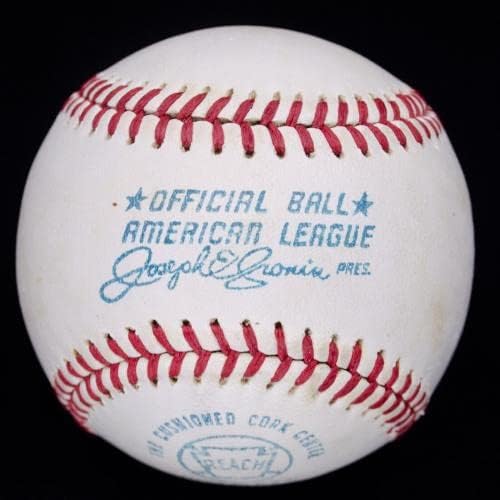Ted Williams dos anos 1960 assinou autografado oal cronin beisebol signature vintage jsa - bolas de beisebol autografadas