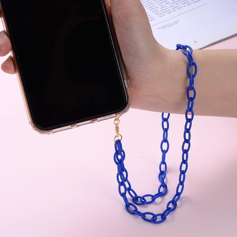 XMTXZYM Corrente telefônica do telefone celular Chave de chaveiro anti-perdido jóias de cordão pendurado de aproximadamente