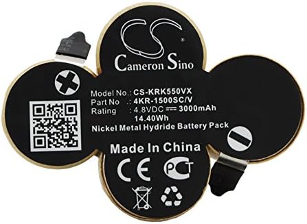 Bateria de substituição de Cameron Sino para Karcher Broom K55, K55 Vacuum, 3000mAh