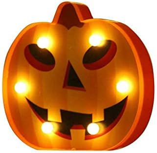 Luzes de Halloween de Jflyou, Halloween Bat Spider Skull Formulário de abóbora LED Luz decorativa