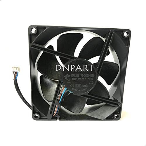 Fan do refrigerador DNPART 92X92X25MM PARA SUNON MF92251V3-Q020-Q99 DC12V 1.74W 4WIRE 9CM Projector Fan
