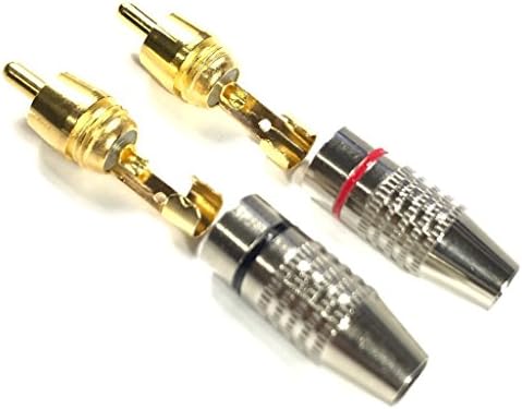 Cess RCA Plug Solda Gold Audio Video Cable Connector