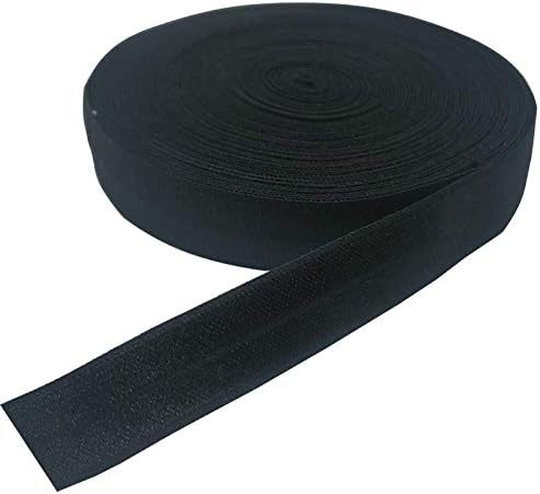 10 jardas dobram -se sobre alongamento elástico, fita elástica trançada para bandos de cabelos, disponíveis em várias