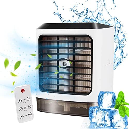 Ventiladores de resfriamento para quarto, ar condicionado pessoal, spray de umidificação do refrigerador de ar pessoal com 4 velocidades