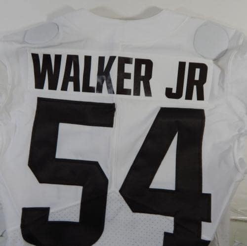 2020 Cleveland Browns Anthony Walker Jr 54 Jogo usou White Practice Jersey 40 1 - Jerseys de Jerseys usados ​​da NFL não assinada