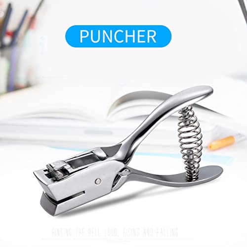 Xixian Hole Punch, Metal Holo Hole Puncher 1 buraco Punch Punch 8 Capacidade de folha para cartão de identificação PVC Slot para