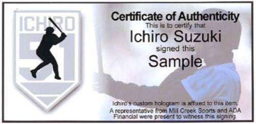 Ichiro Suzuki autografado Official 2009 WBC World Baseball Classic Logo Baseball Seattle Mariners 09 Champs é Holo Stock