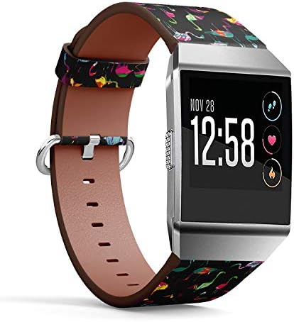 Cinta de pulseira de couro padronizada para fitbit iionic, a substituição de bandas de smartwatch smart ionic fitbit