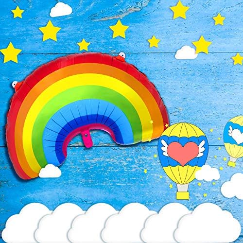 6 peças Rainbow Pride Foil Balão Rainbow Foil