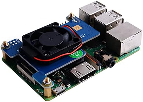 Novo Raspberry Pi 4b/3b + Poe Power Over Ethernet Repansion Board Módulo de resfriamento do ventilador OLED Standard Fan para