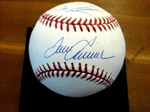 Tom Seaver Doc Gooden NY Mets Cy Young Pitchers assinou Auto ML Baseball Steiner - Bolalls autografados
