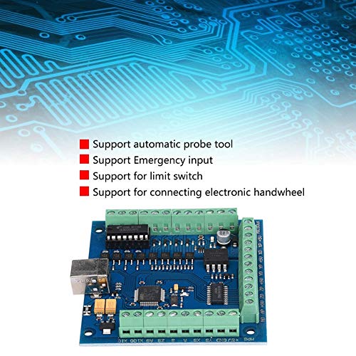 Controlador CNC USB, placa de interface de interface, Mach3 USB 4 eixo 100kHz USB CNC Motion Controller Board Board para
