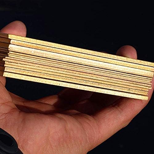 Folha de latão Huilun Uso geral para DIY ou contratados 200 mm x 200 mm de espessura: placas de latão de 1,5 mm