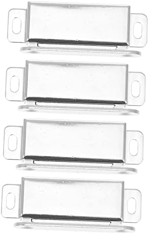 Besportble 4pcs portas magnéticas ímãs de rolhas para portas de gabinete Armários de metal Porta de fivela magnética Porta de aço