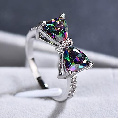 2023 New Butterfly Diamond Rings Personality Gift Filmy Fashion Rings Creative Rings Promise Cute Anéis para ela