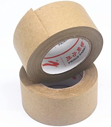 Confiança Craftsman 1 Rolo de 30m Kraft Papel Tape Faços Adesivos Papel Fitas de Pintura de Carton Ativado de Água selada