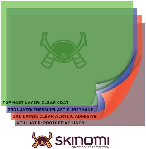 Skinomi Black Carbon Fiber Compation Skin Compatível com Razer Mamba Techskin Anti-Bubble Film