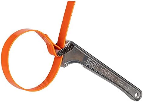 Klein Tools S12HB Chave de pulseira, chave de alça ajustável Ajuste ajusta a chave de pulseira de 1-1/2 a 5 polegadas, alça de 12 polegadas
