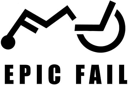 Epic Crega Epic Falha 6 adesivo de vinil decalque de carro