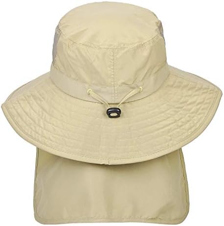 Catalonia Sun Hat for Men, Chapéu de aba larga ao ar livre com cobertura de aba do pescoço para a pesca Gardening Safari
