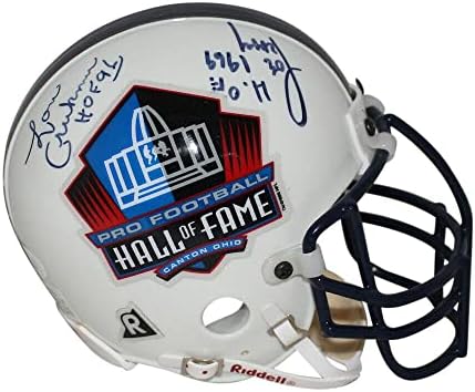 Mini capacete assinado no Hall of Fame Otto Graham, Creekmur, Renfro, Perry JSA 36474 - Mini capacetes autografados da NFL