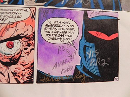 Batman Shadow of the Bat Vol.122 Arte de produção assinada A. Roy com CoA PG26