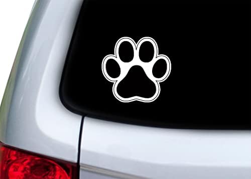 Pet Dog Cat Paw Print Bumper Sticker Decal