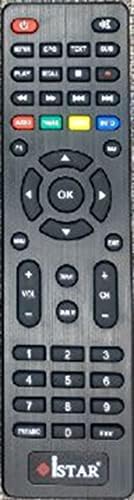 Controle remoto de substituição geral ajuste para ISTAR TV A9700 mais A9000 PLUS 6500 1600 Plus ZEED222 ZEED333 A8500