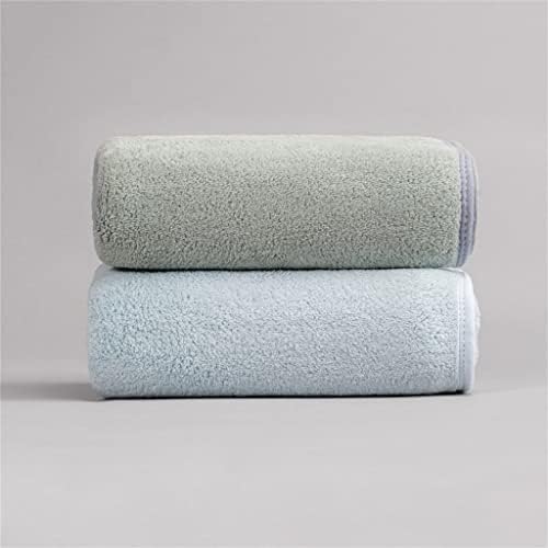 Dujhw Aumentar a toalha grande casa de toalha grossa água macia não é fácil lavar o cabelo de um rosto tomando um banho