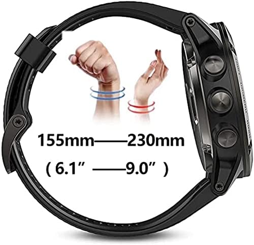 Ghfhsg 22mm WatchBand para Garmin Forerunner 945 935 Fenix ​​5 5Plus Fenix ​​6 Pro Silicone Smart Watch Band Redunda Pulseira