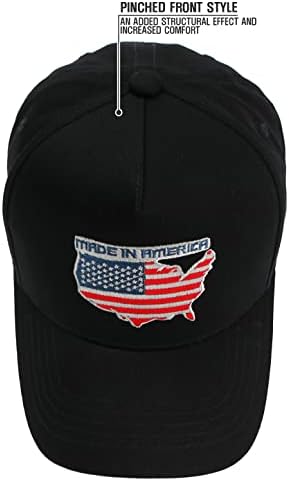 Flipper Premium EUA American Flag Mapa Snapback Hat Baseball Capcap de bola