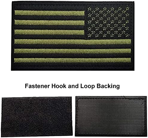 American Flag não pise em mim sem passo no patch snek, manchas bordadas verdes pretas Citches de apliques de costura