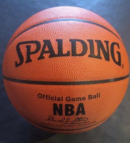 Julius Erving Nets 76ers assinou o NBA Pro Game Basketball Ins DR J Auto CBM COA - Basquete autografado