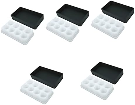 Toyandona 5 conjuntos caixa de armazenamento Crystal Epoxy Glue Ajuste Ajuste Anti-UV Silica Gel