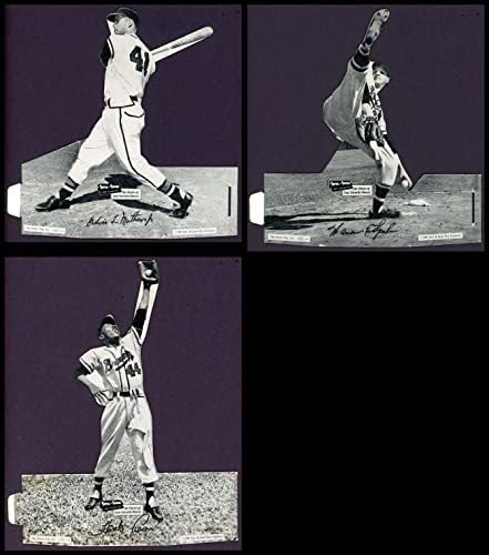1955 Braves Spic e Span Die-Cuts Parcial Complete Set VG