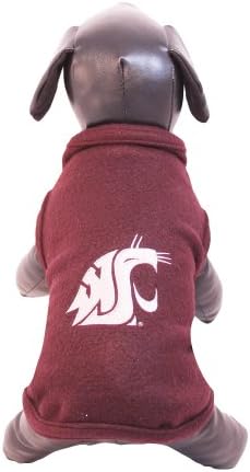 NCAA Washington State Cougars Polar Fleece Dog Sweatshirt